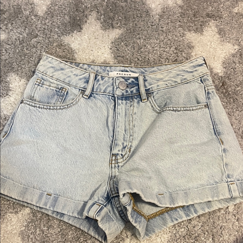 PacSun Light Wash Jean Shorts